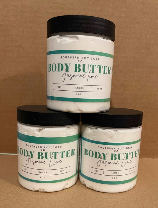 Jasmine Lime Body Butter - SouthernBoySoapCo LLC