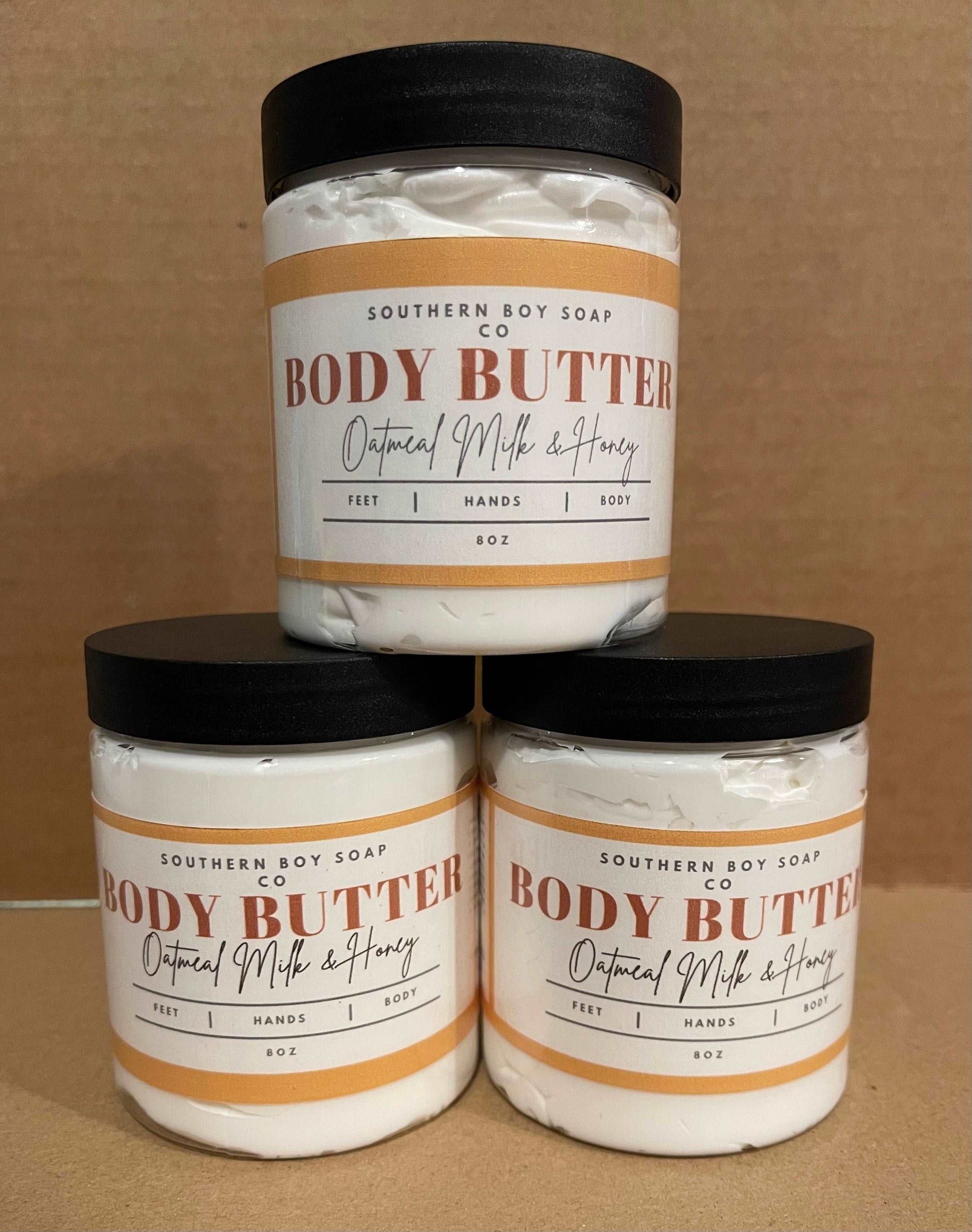 Oatmeal Milk & Honey Body Butter - SouthernBoySoapCo LLC
