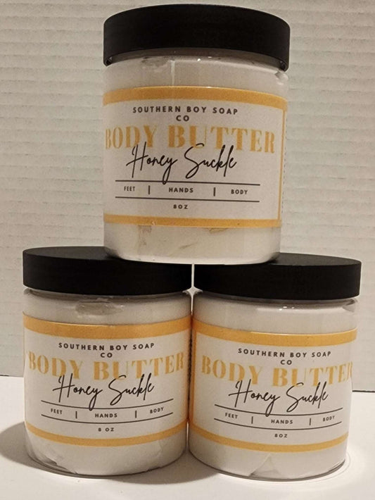 Honeysuckle Body Butter - SouthernBoySoapCo LLC