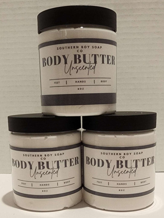 Unscented  Body Butter - SouthernBoySoapCo LLC